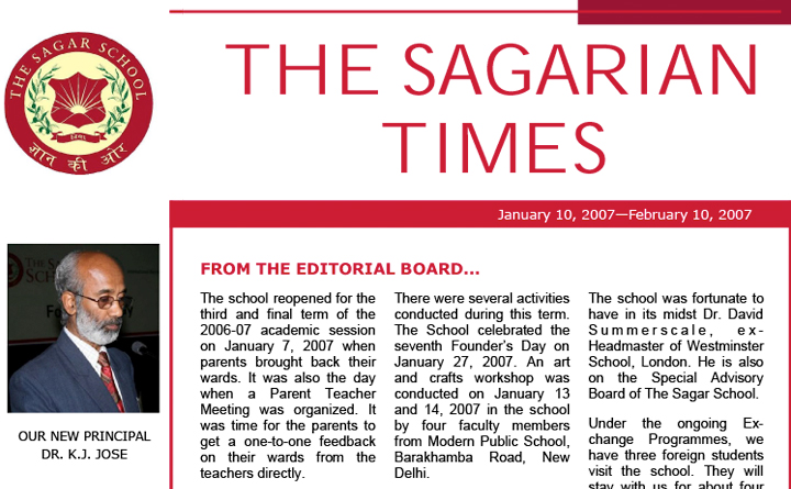 The Sagarian Times January - February 2007