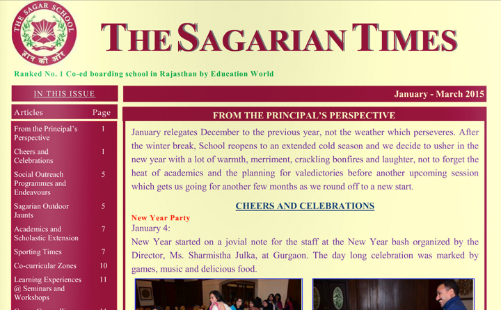 The Sagarian Times January - March 2015